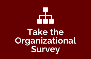 Take the Organizational Survey graphic image with a chart icon